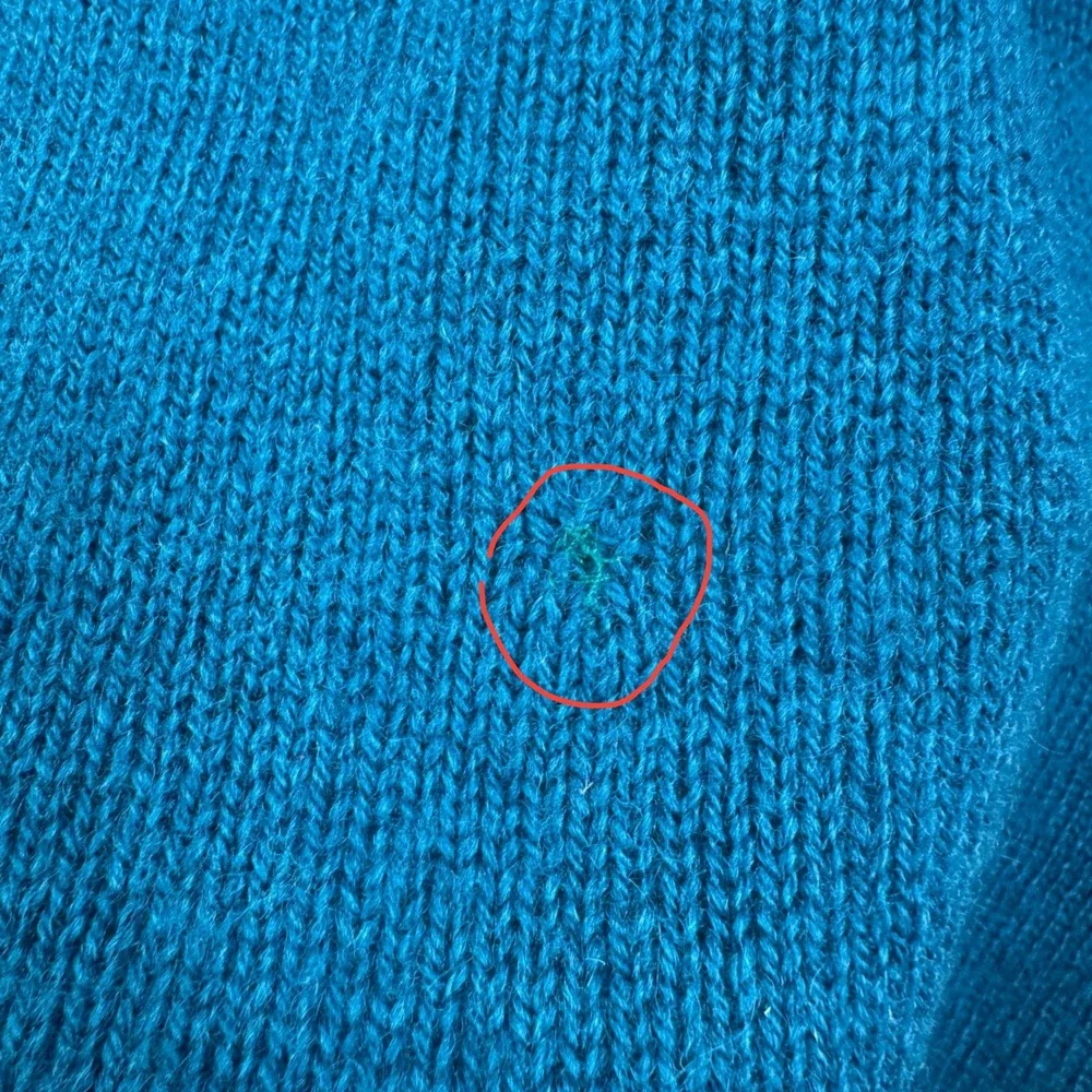 LL Bean Sweater Mens Large Tall Blue 100% Wool Made in Ireland Crewneck Heritage